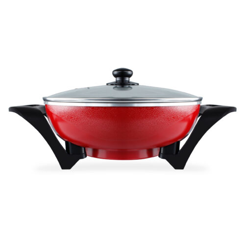 MELLERWARE WOK ADJUSTABLE TEMP ALUM RED BANGKOK