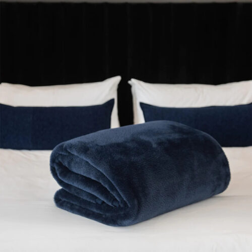 ARANDA BELFIORE HOTEL 200 X 230 PLAIN NAVY - Image 3
