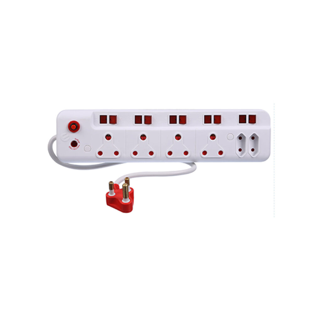 ELLIES 6 WAY MULTI-PLUG 3X3PIN SOCKETS, 3X EURO SO - Modern Living