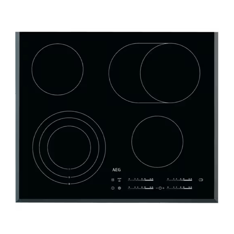 AEG HOB 60CM 4 ZONE CERAMIC