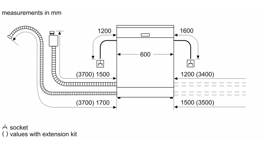 BOSCH FREESTANDING 60CM DISHWASHER SERIS 8 - INOX - Image 2