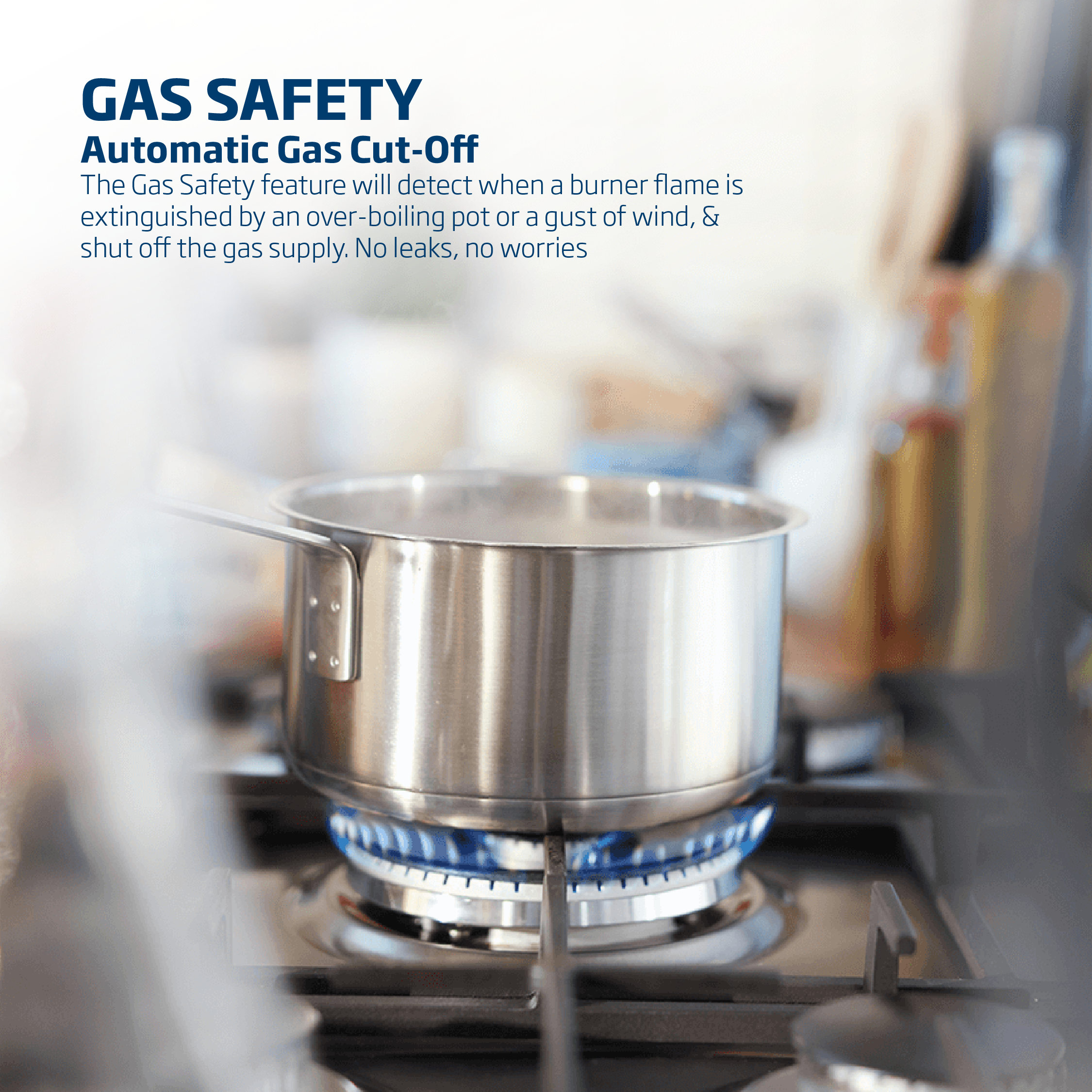 BEKO 75CM GAS HOB INOX - Image 3