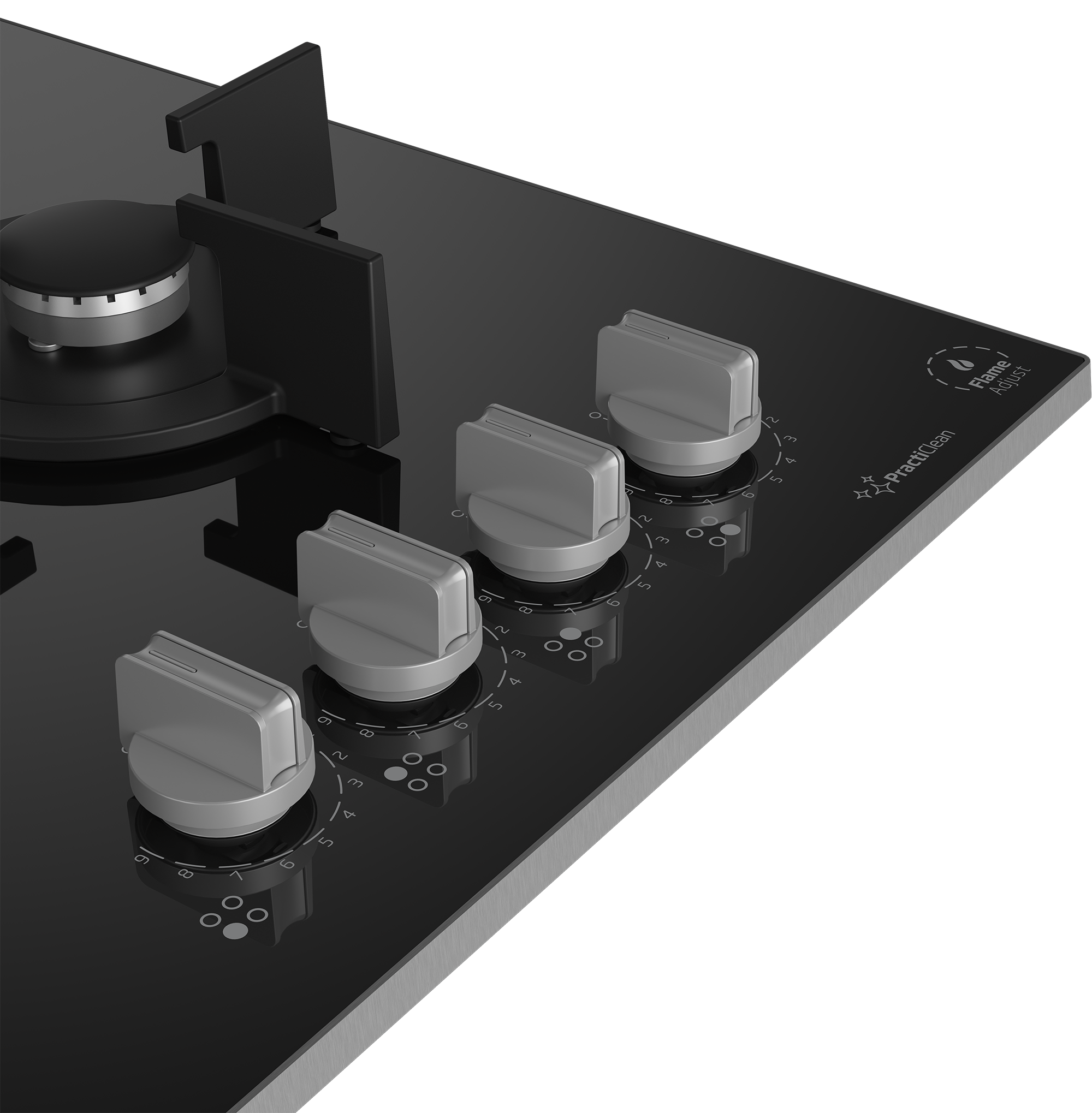 BEKO 65CM GASS ON GLASS HOB BLK - Image 12