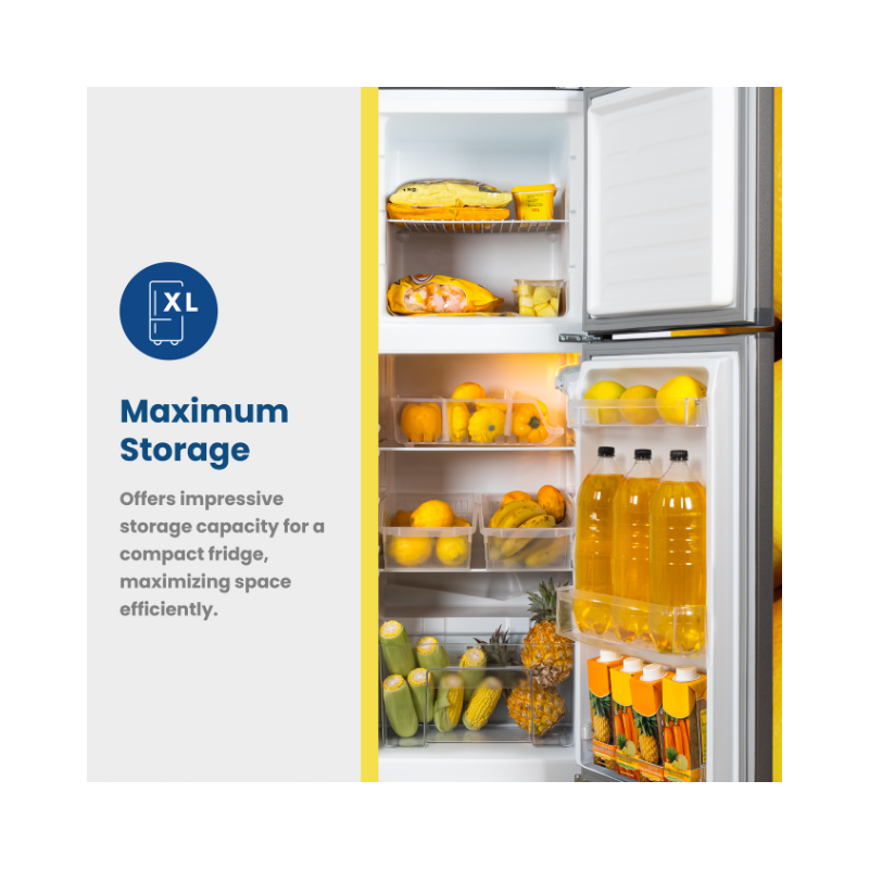 KIC 170L TOP FREEZER METALLIC - Image 7