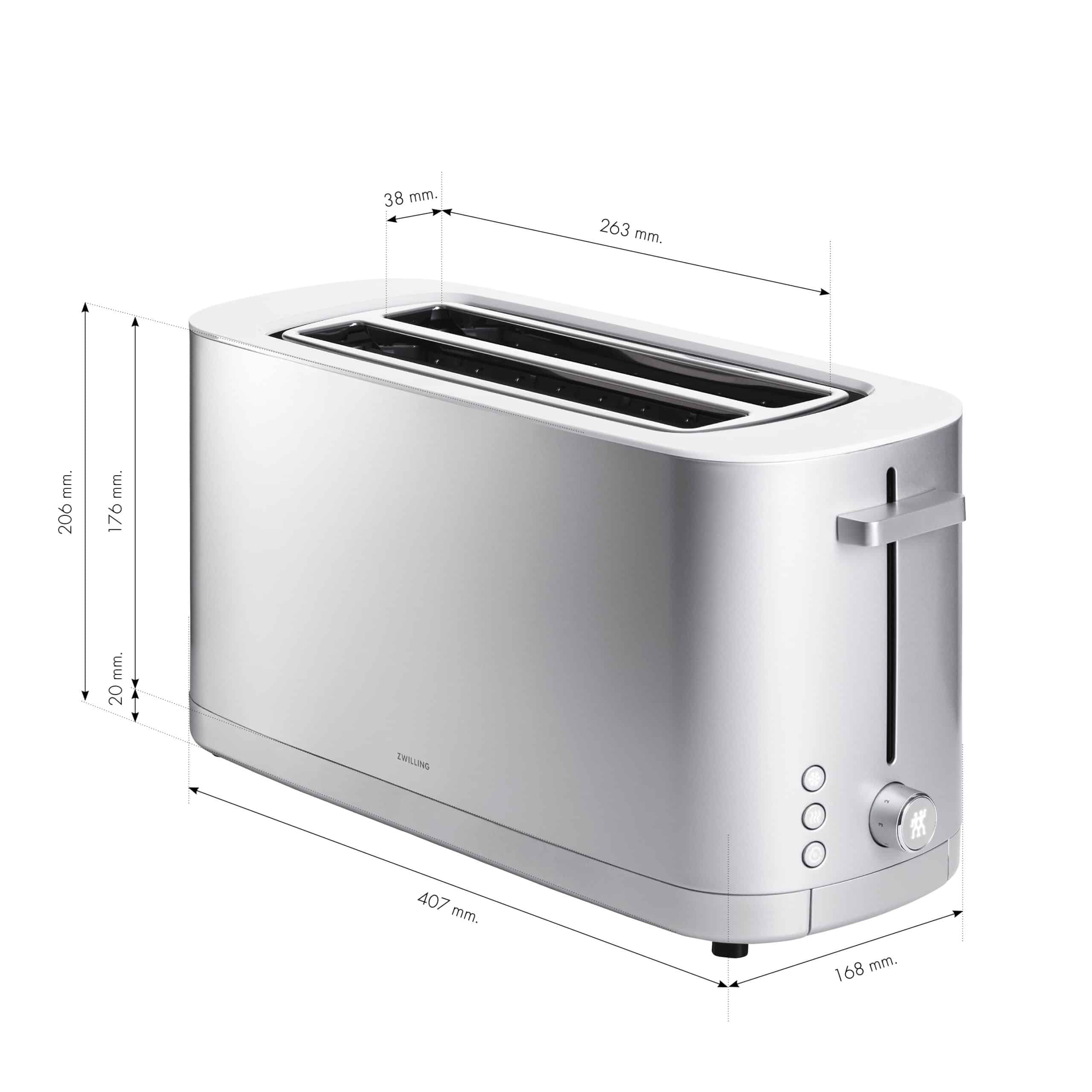 ZWILLING 4SLICE TOASTER SILVER - Image 3