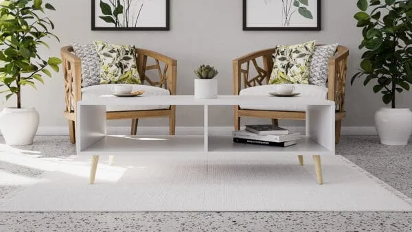ML BUDGET COFFEE TABLE - WHITE - Image 6
