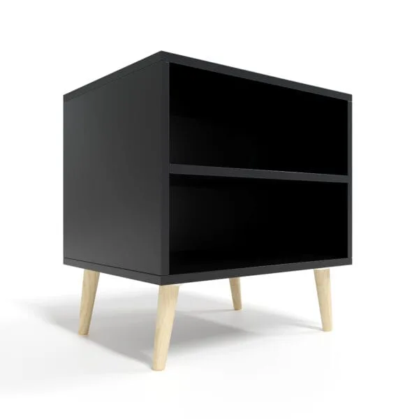 ML BUDGET NIGHT STAND - BLACK - Image 3