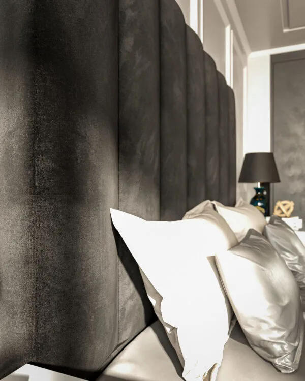 ML TRENTINO HEADBOARD - QUEEN - DARK GREY - Image 3