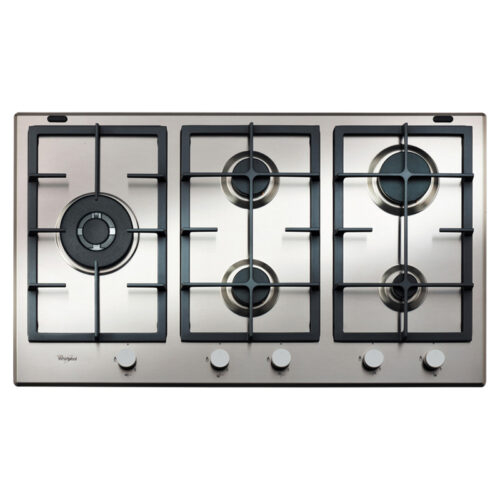 WHIRLPOOL 90CM GAS HOB SS