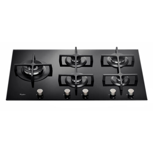 WHIRLPOOL GAS HOB 90CM, 5 BURNERS, FUSION KNOBS