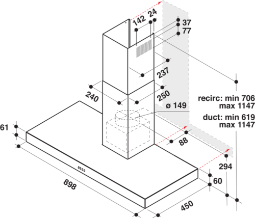 WHIRLPOOL CHIMNEY HOOD IX - Image 7