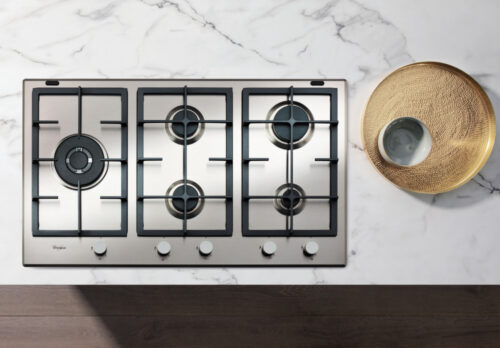 WHIRLPOOL 90CM GAS HOB SS - Image 3