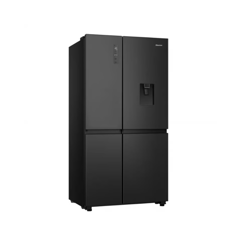 HISENSE 631L SIDE BY SIDE FRIDGE + W/DISP BLK S/S - Image 2