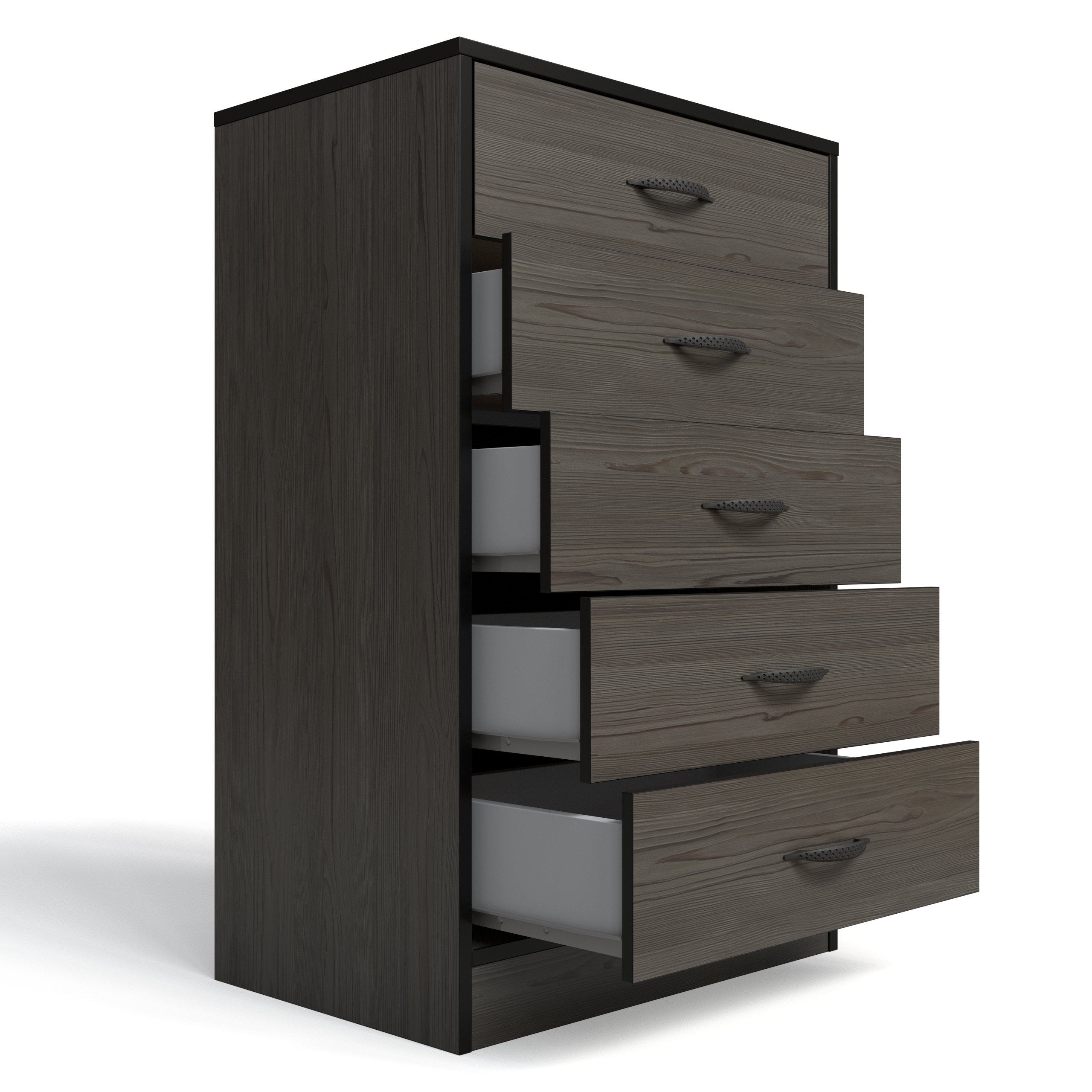 ML FOUNDATION 5 DRW TALL BOY - SMOKED CEDAR - Image 3