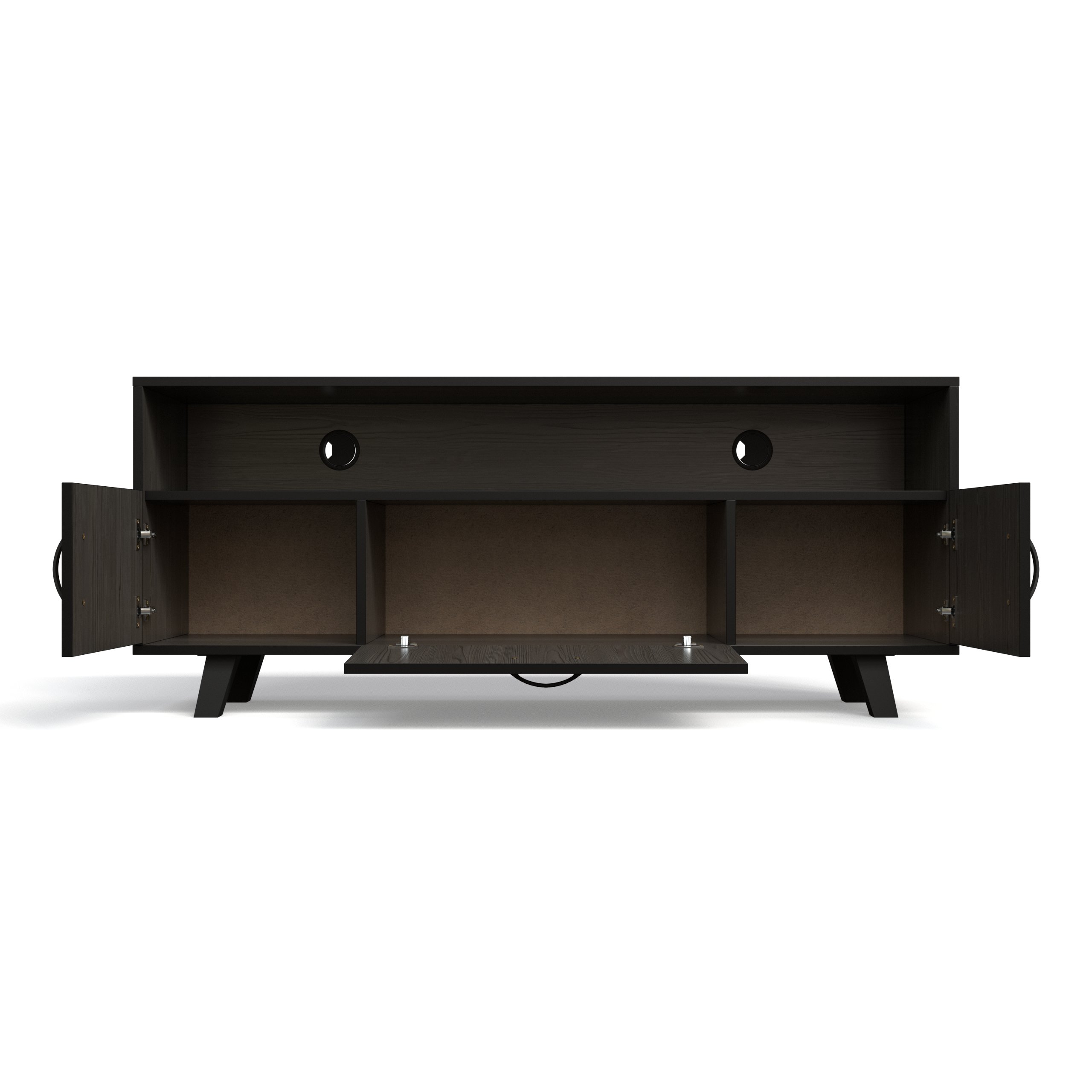 ML VERSA TV STAND - SMOKED CEDAR - Image 4