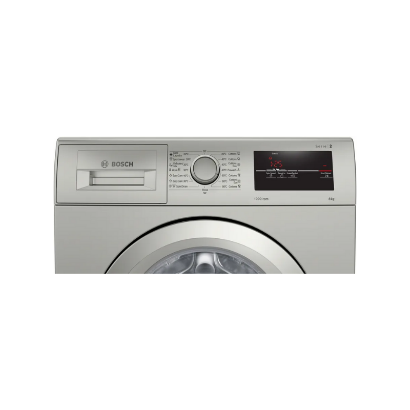 BOSCH WASHING MACHINE 8KG SILVER INOX - Image 4