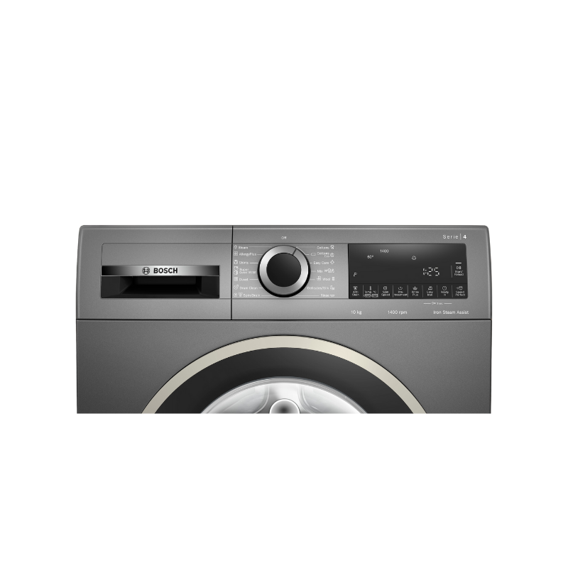 BOSCH SERIE 4 10KG WASHING MACHINE CAST IRON GREY - Image 4