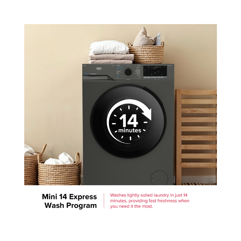 DEFY 12KG FRONT LOADER - MANHATTEN GREY - Image 8