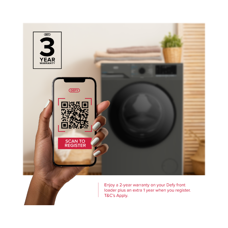 DEFY 12KG FRONT LOADER - MANHATTEN GREY - Image 2