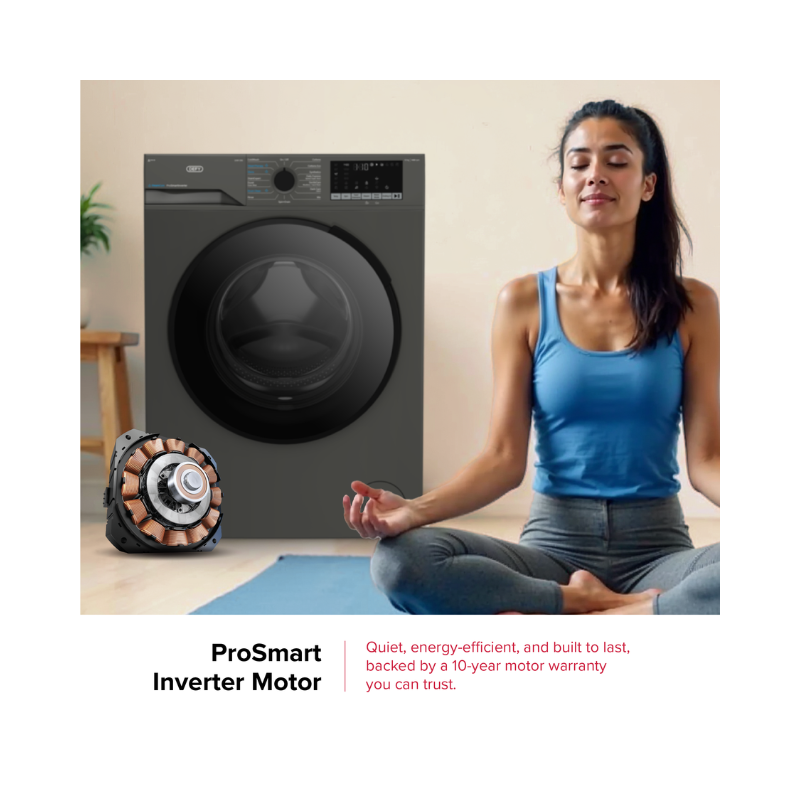 DEFY 12KG FRONT LOADER - MANHATTEN GREY - Image 4