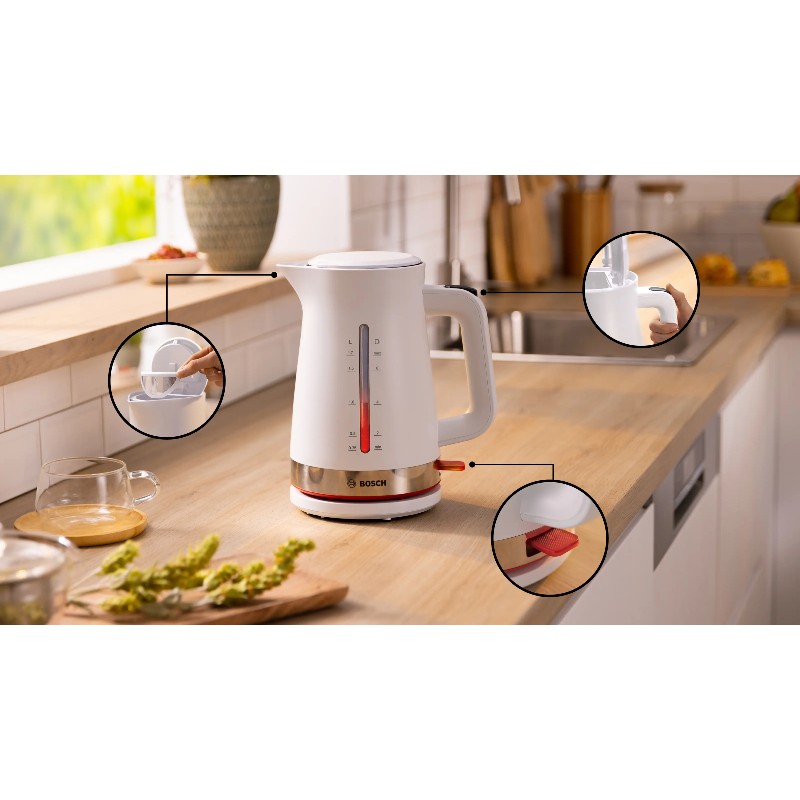 BOSCH KETTLE CORDLESS 1.7L MYMOMENT - WHITE - Image 3