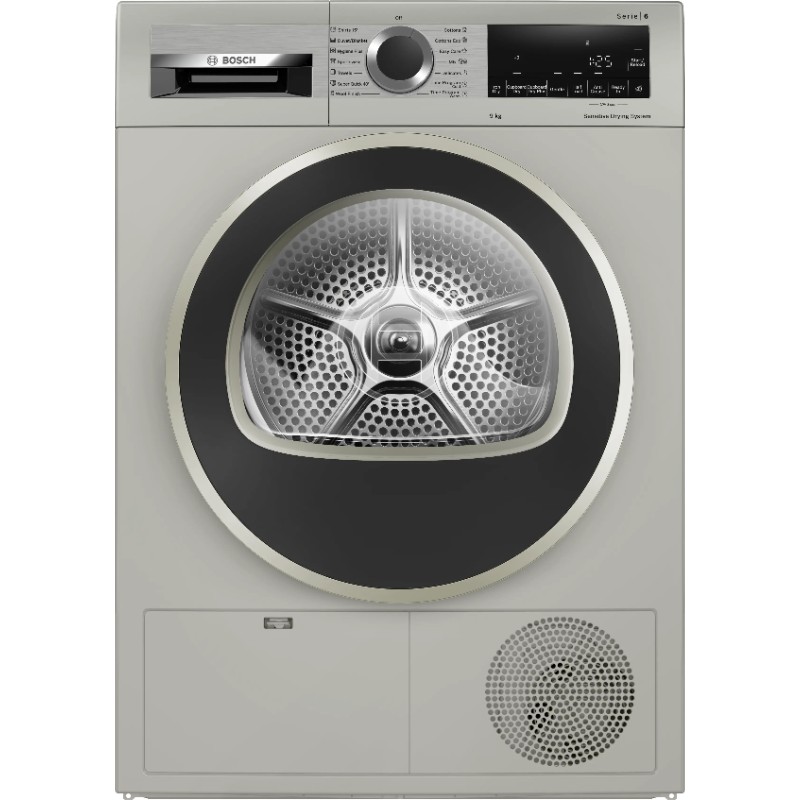 BOSCH TUMBLE DRYER 9KG SERIES 6 CONDENCER INOX