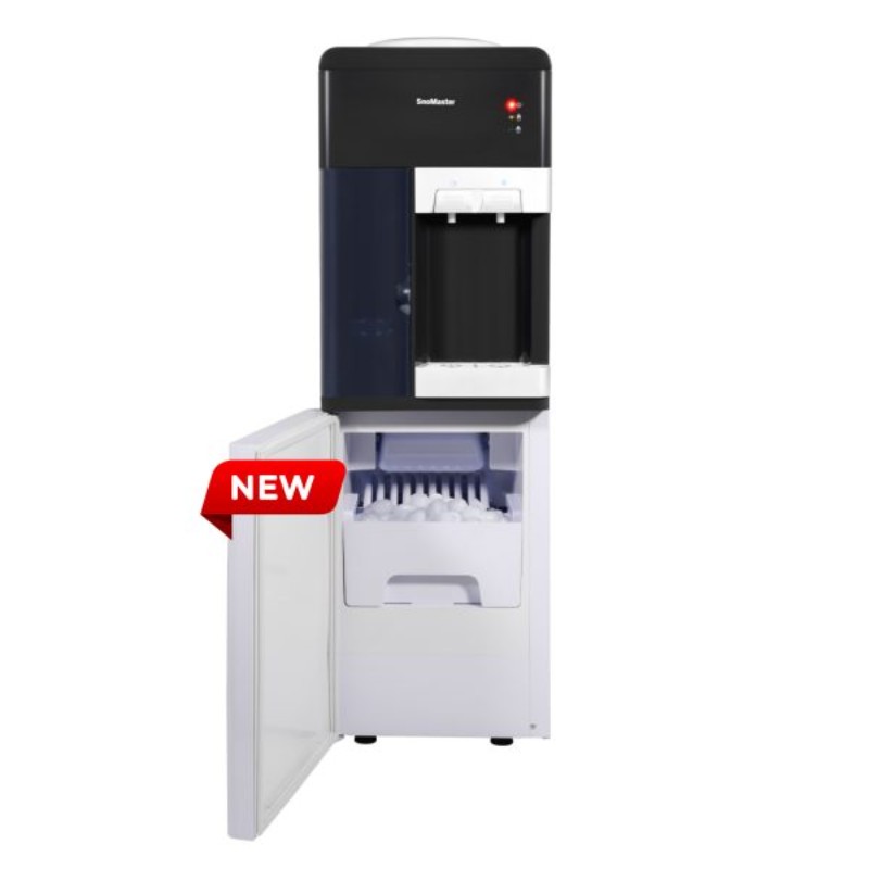 SNOMASTER WATER DISPENCER WITH ICE MAKER - BLACK
